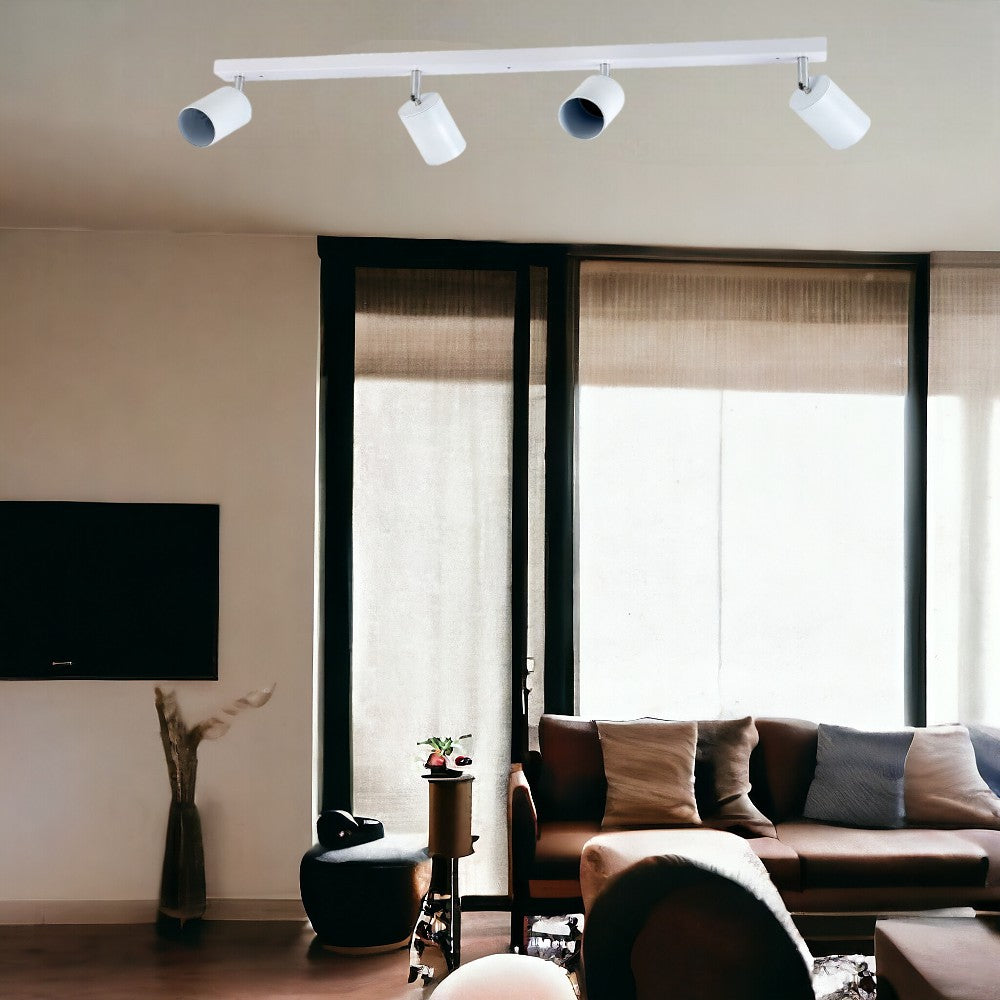 Spot Pe Sina Reglabil Alb 4Xgu10 Led Ceiling Light