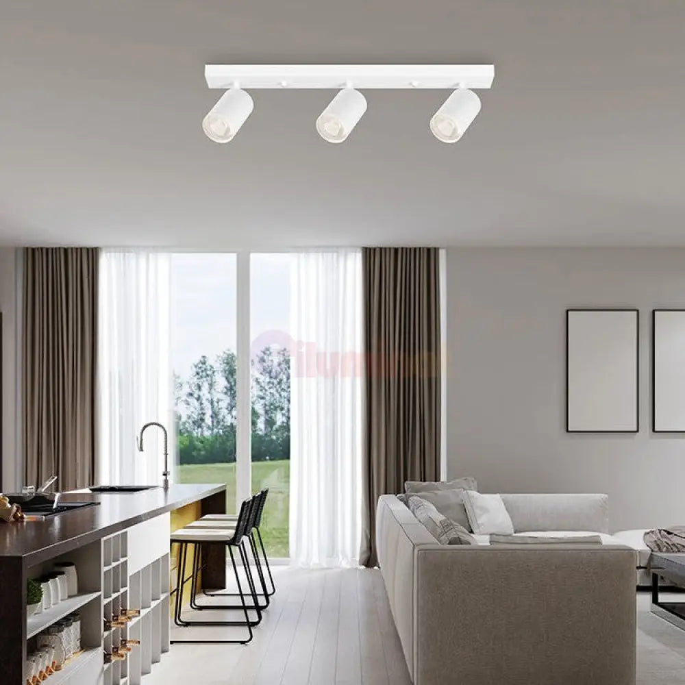 Spot pe Sina Reglabil Beta Alb 3xGU10 SPOT LED APLICAT / ALBA / 48CM led ceiling light