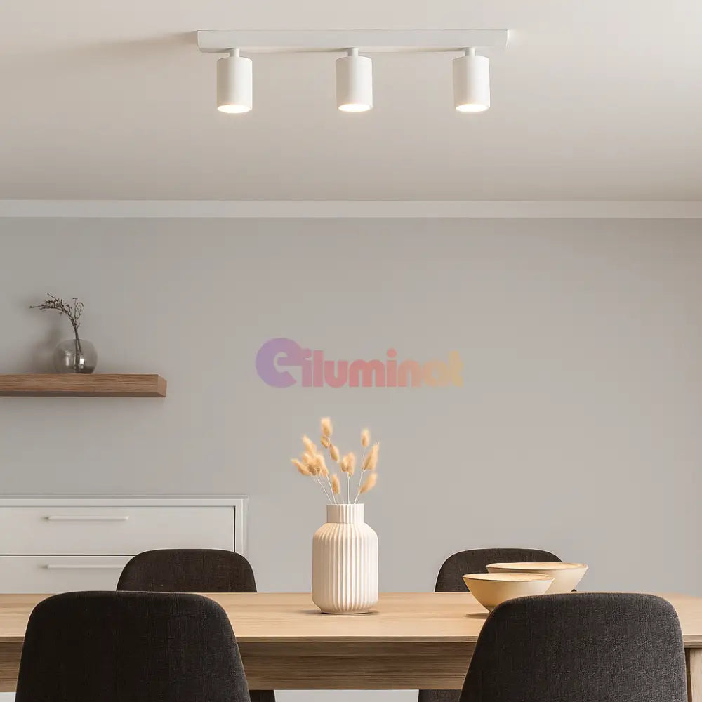 Spot pe Sina Reglabil WHITE 3xGU10 BH04-00830 SPOT LED APLICAT / ALBA led ceiling light
