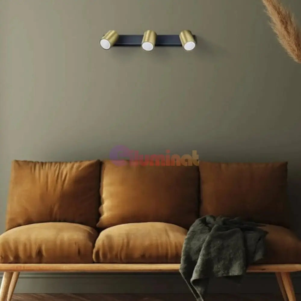 Spot pe Sina Reglabil GOLD 3xGU10 BH04-00836 SPOT LED APLICAT / AURIE led ceiling light