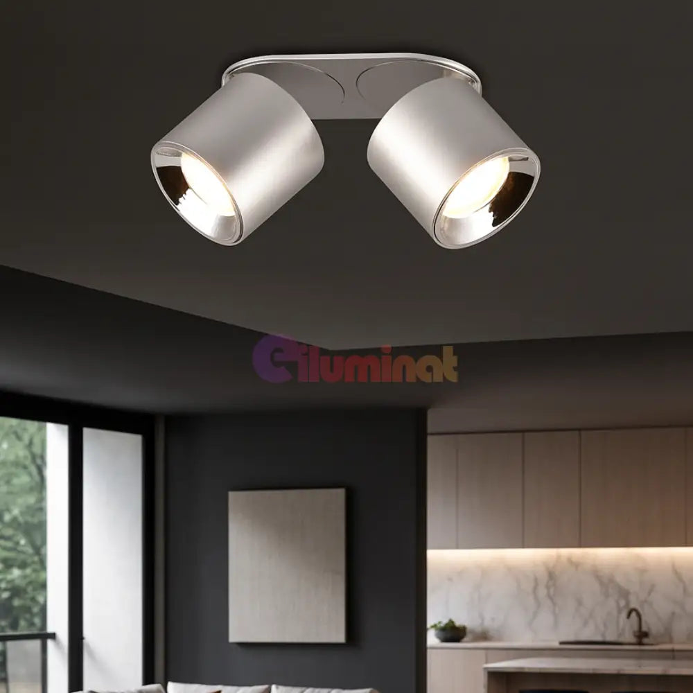 Lustra cu Spoturi Reglabile GUAYANA GRI / 18CM Lighting Fixtures