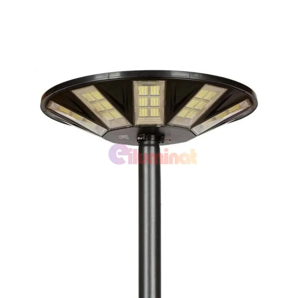 Stalp 2 Metri Echipat Cu Lampa Led 400W Incarcare Solara Si Telecomanda Solar Lamp