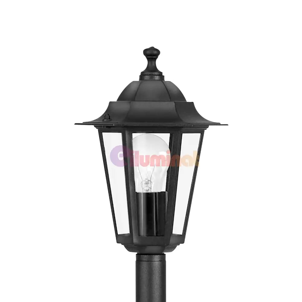 Stalp De Gradina LATERNA 4 Tip Felinar Negru 100CM STALP ORNAMENTAL GARDEN POLE