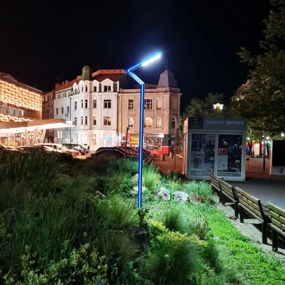 Stalp Iluminat Stradal 30W Rgb Telecomanda 3.5M Street Light Pole