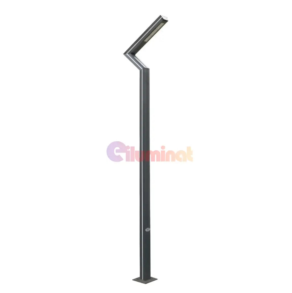 Stalp Iluminat Stradal 30W Rgb Telecomanda 3.5M Street Light Pole