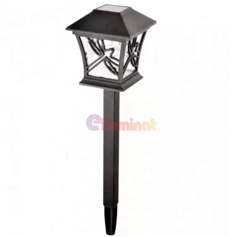 Stalp Led Gradina Cu Incarcare Solara Kiskin Solar Lamp