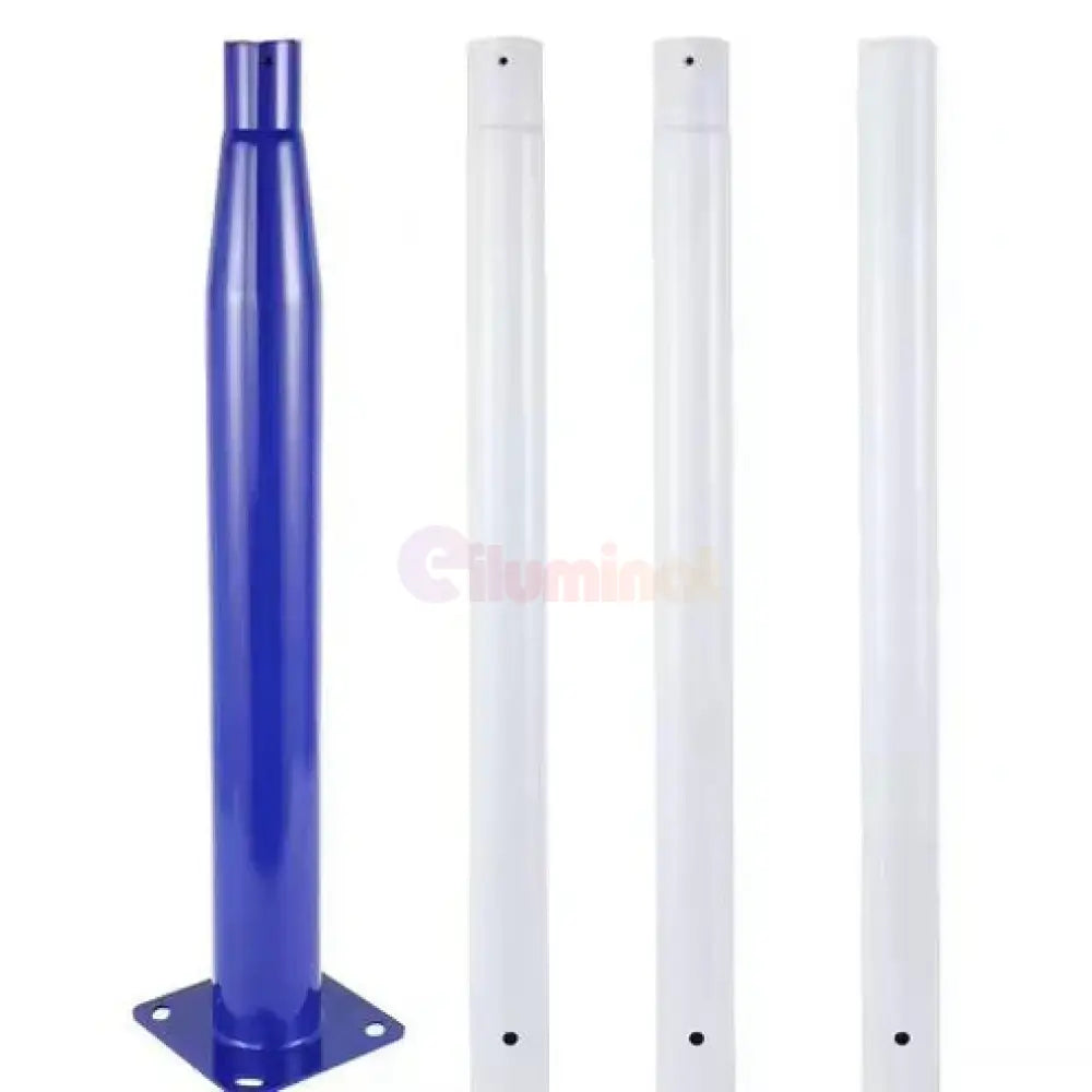 Stalp Metalic Alb/Albastru Modular 5m STALP ORNAMENTAL / Alb/Albastru ornamental pole