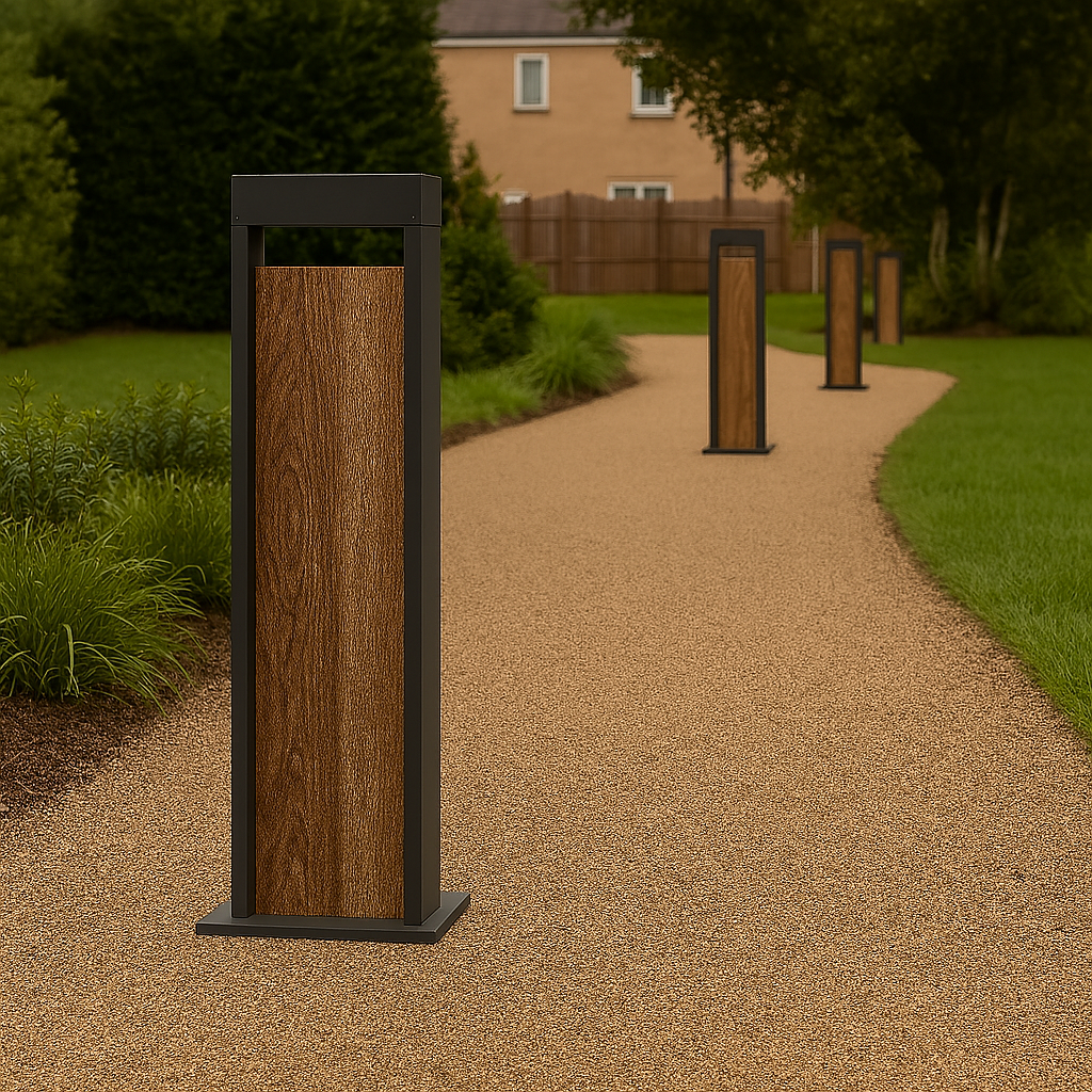 Stalp Ornamental De Gradina LED 11W SALMON 100CM STALP ORNAMENTAL GARDEN POLE