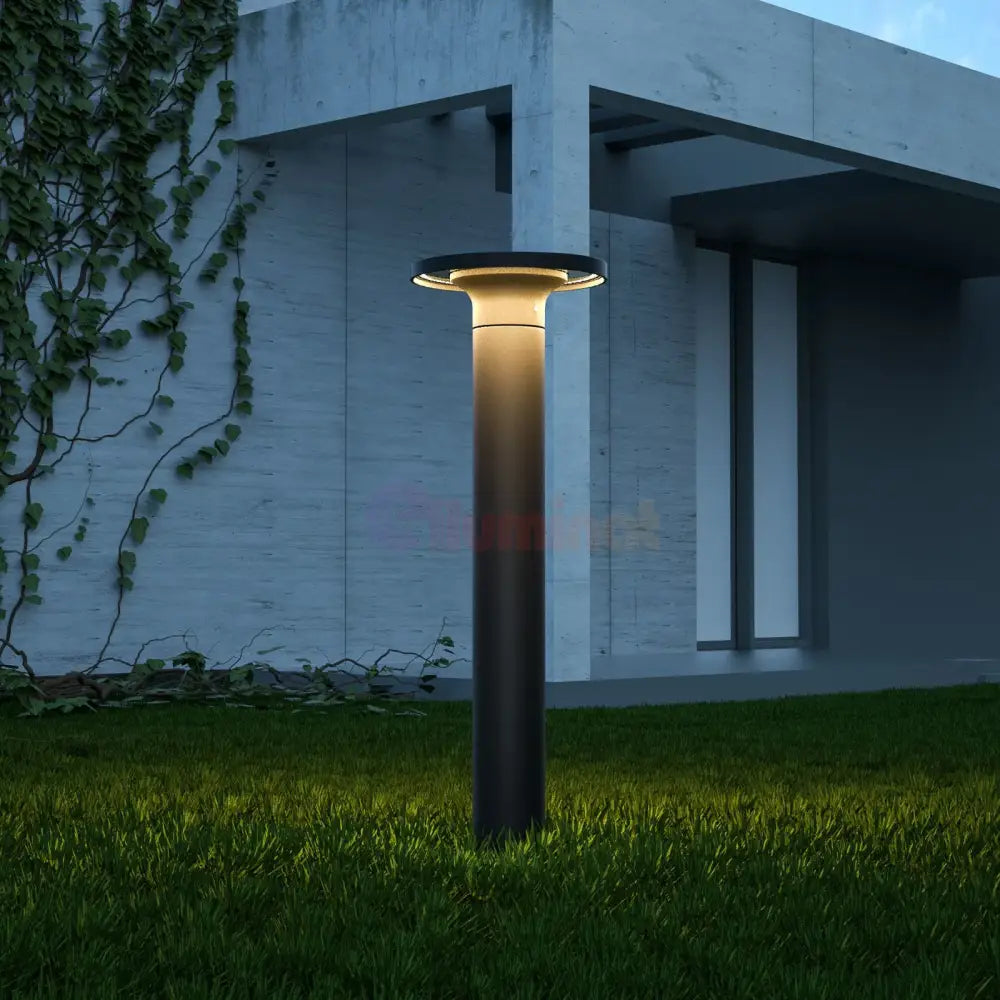 Stalp Ornamental De Gradina LED 12W Negru 50CM STALP ORNAMENTAL GARDEN POLE