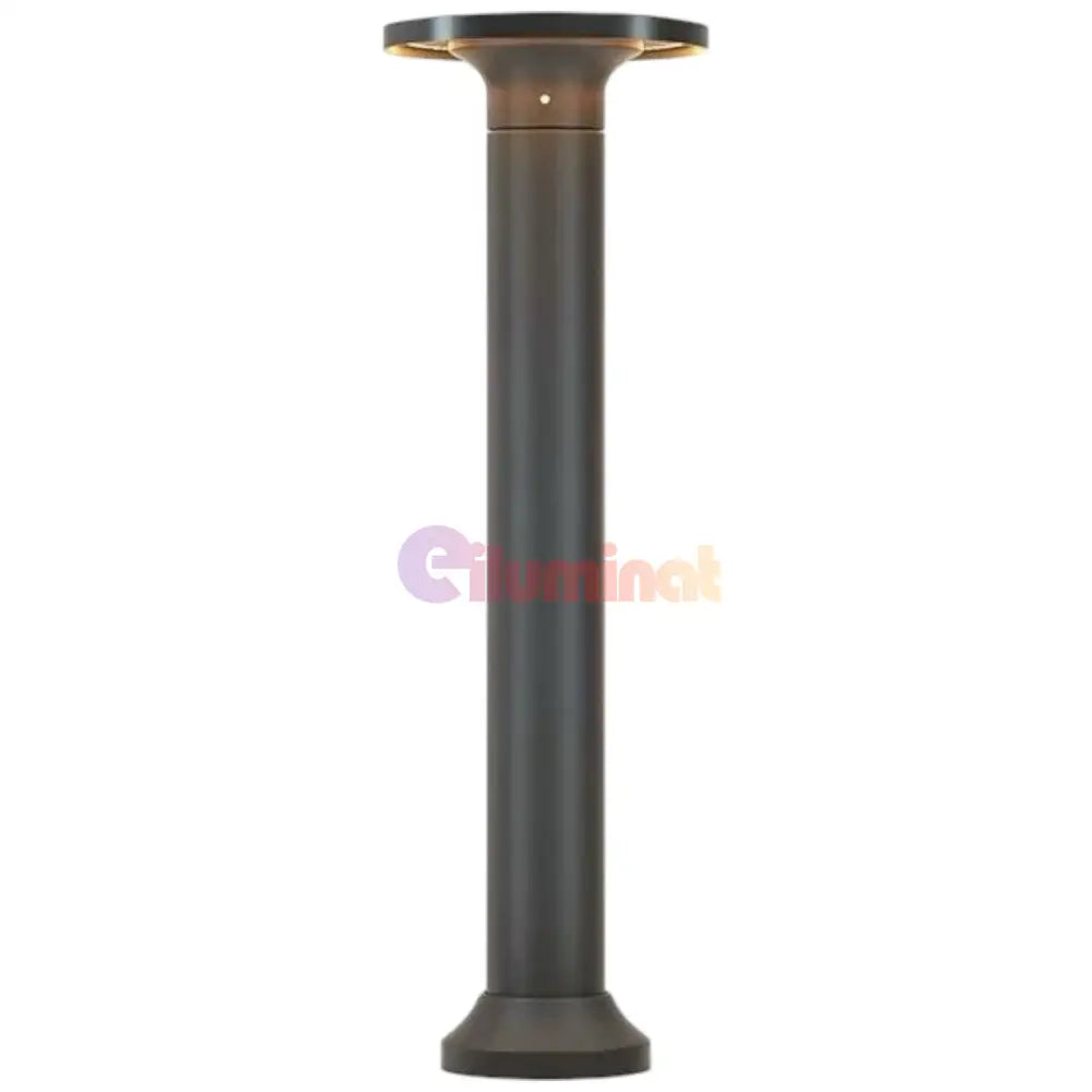 Stalp Ornamental De Gradina LED 12W Negru 50CM STALP ORNAMENTAL GARDEN POLE