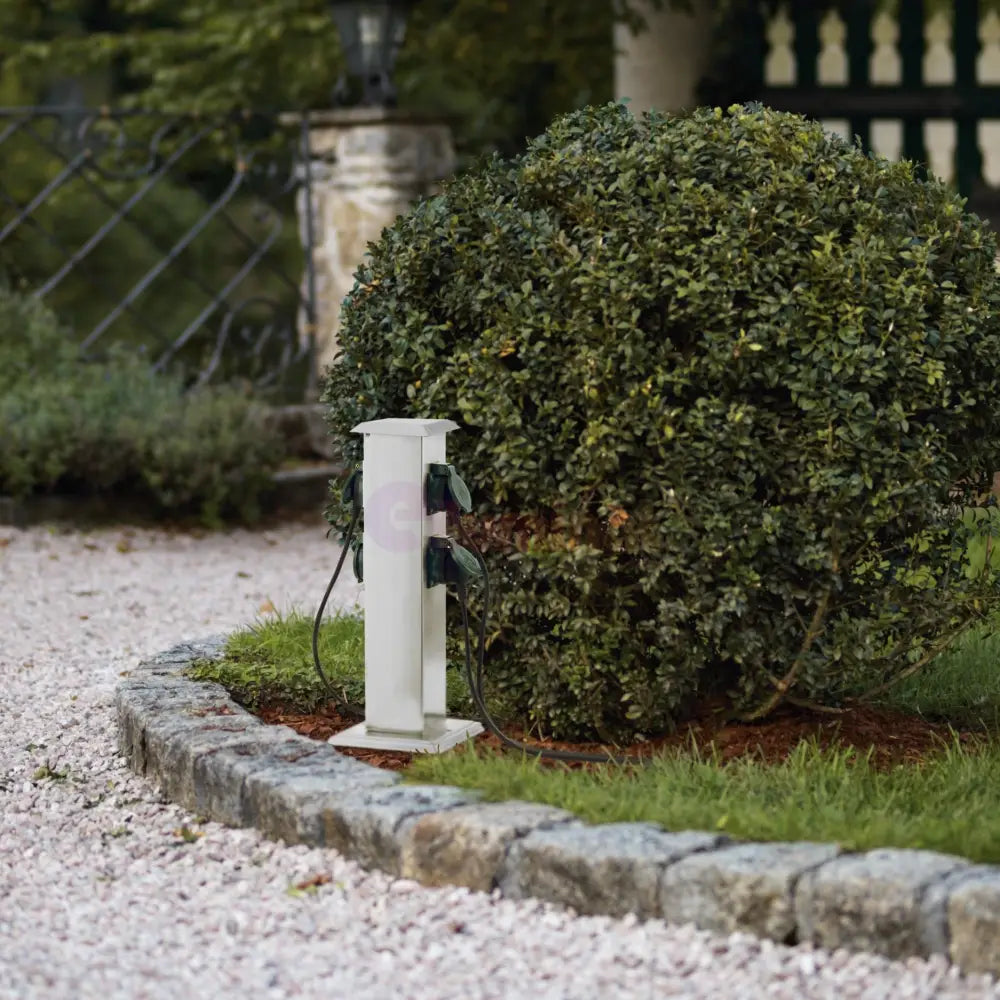 Stalpisor Decorativ cu 2 Prize de Exterior Eglo GARDEN POLE