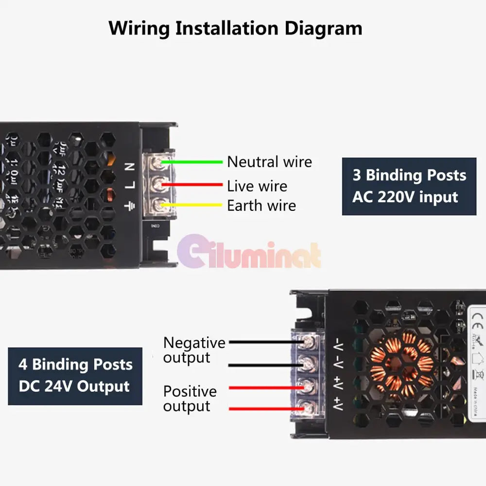 Sursa Alimentare 24V Slim Metal POWER SUPPLY