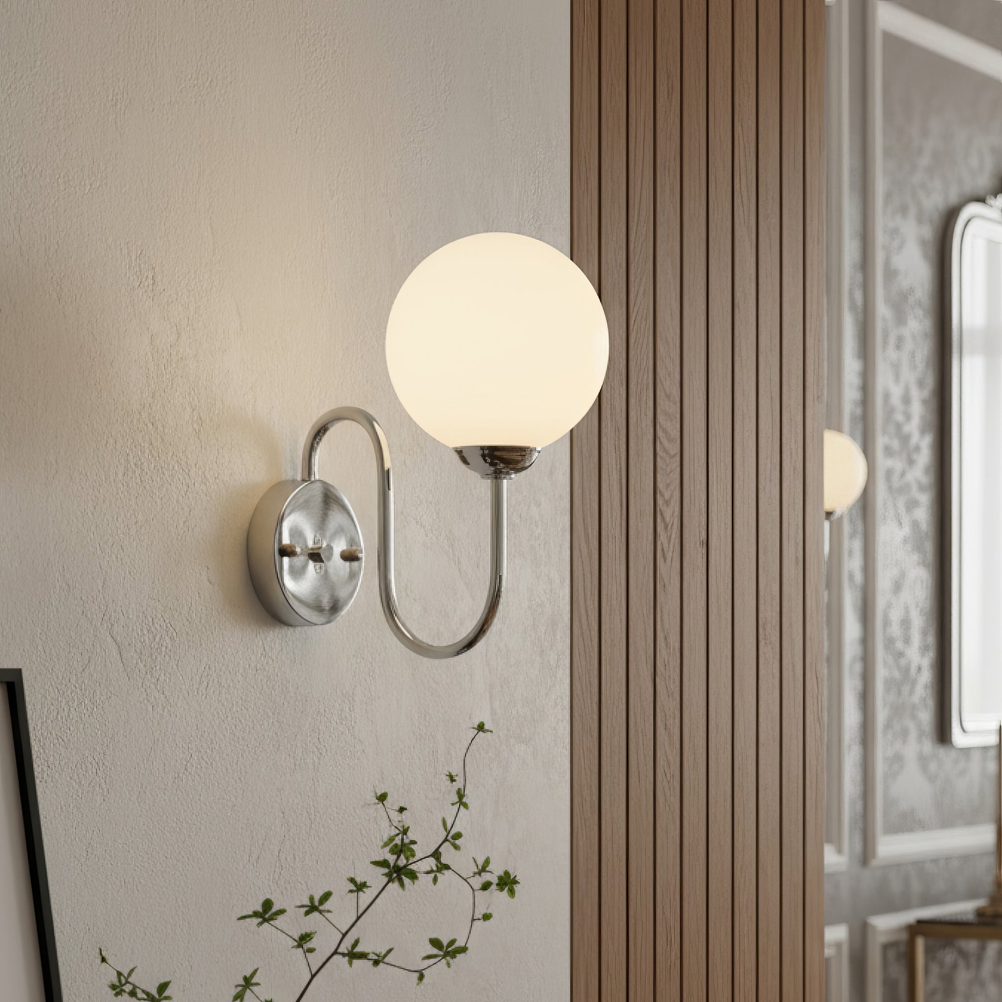 Aplica Abajur LOMA 1xE27 Crom