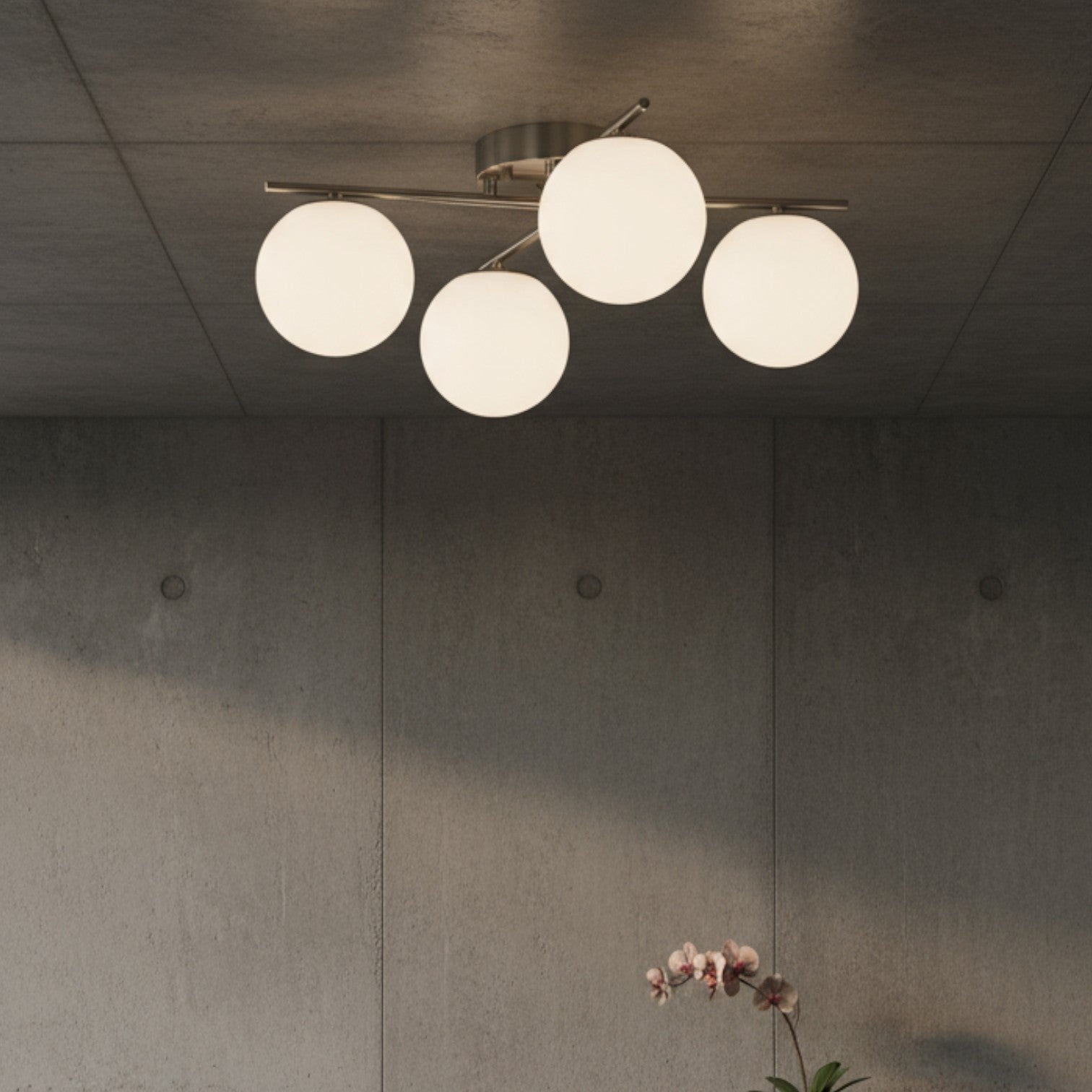 Lustra Abajur VILO 4xE27 Chrome