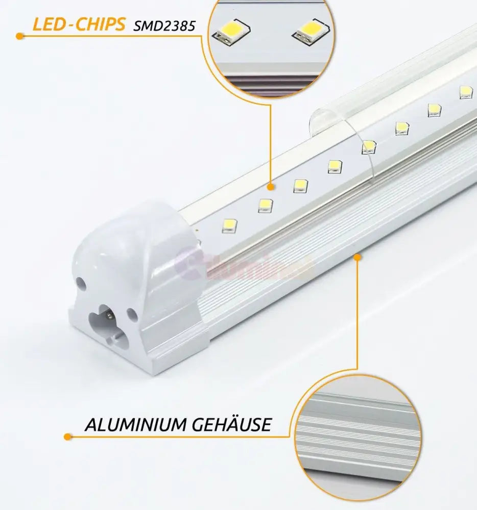 Tub Led T8 Transparent Suport Inclus 120Cm 18W Interconectabil Tube