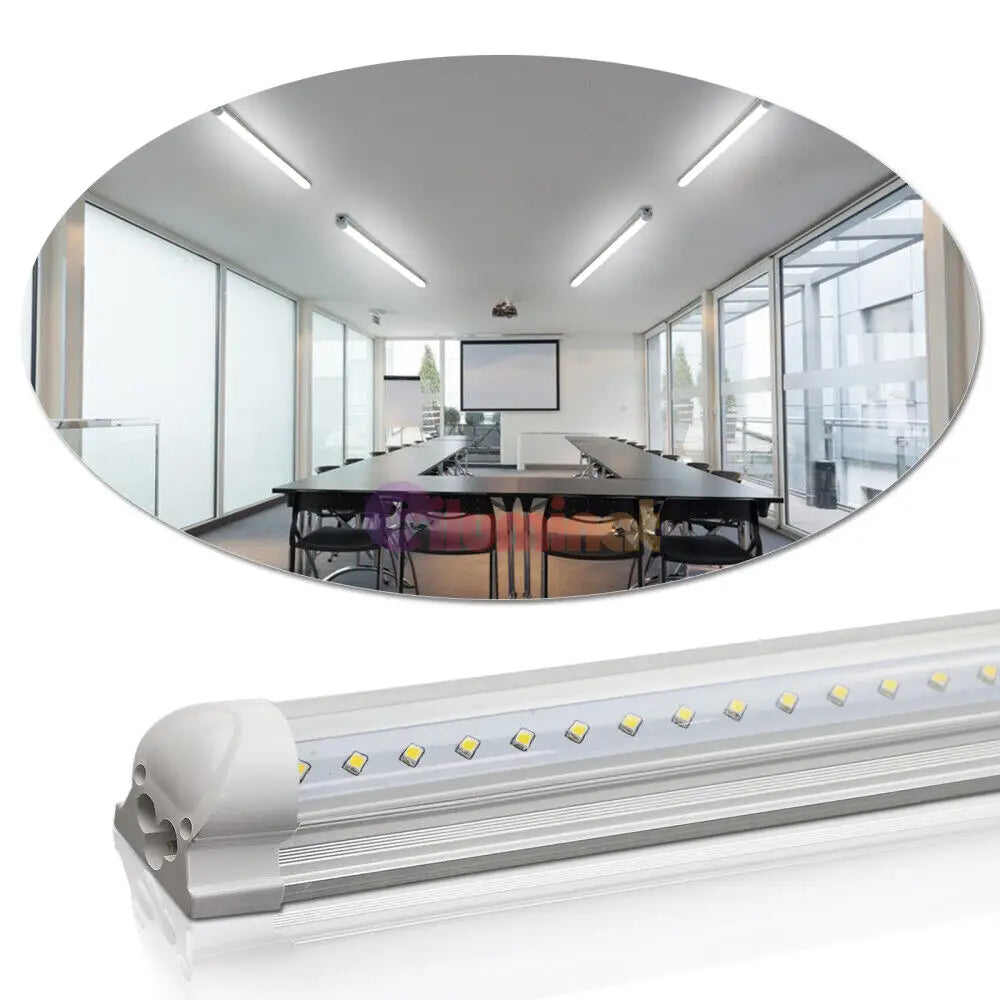 Tub Led T8 Transparent Suport Inclus 120Cm 18W Interconectabil Tube