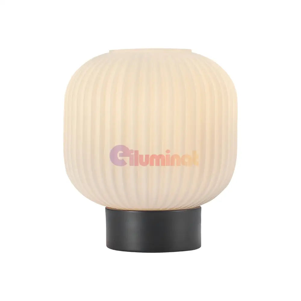 Veioza Abajur Sticla Cu Buton Infesto Glass Table Lamp