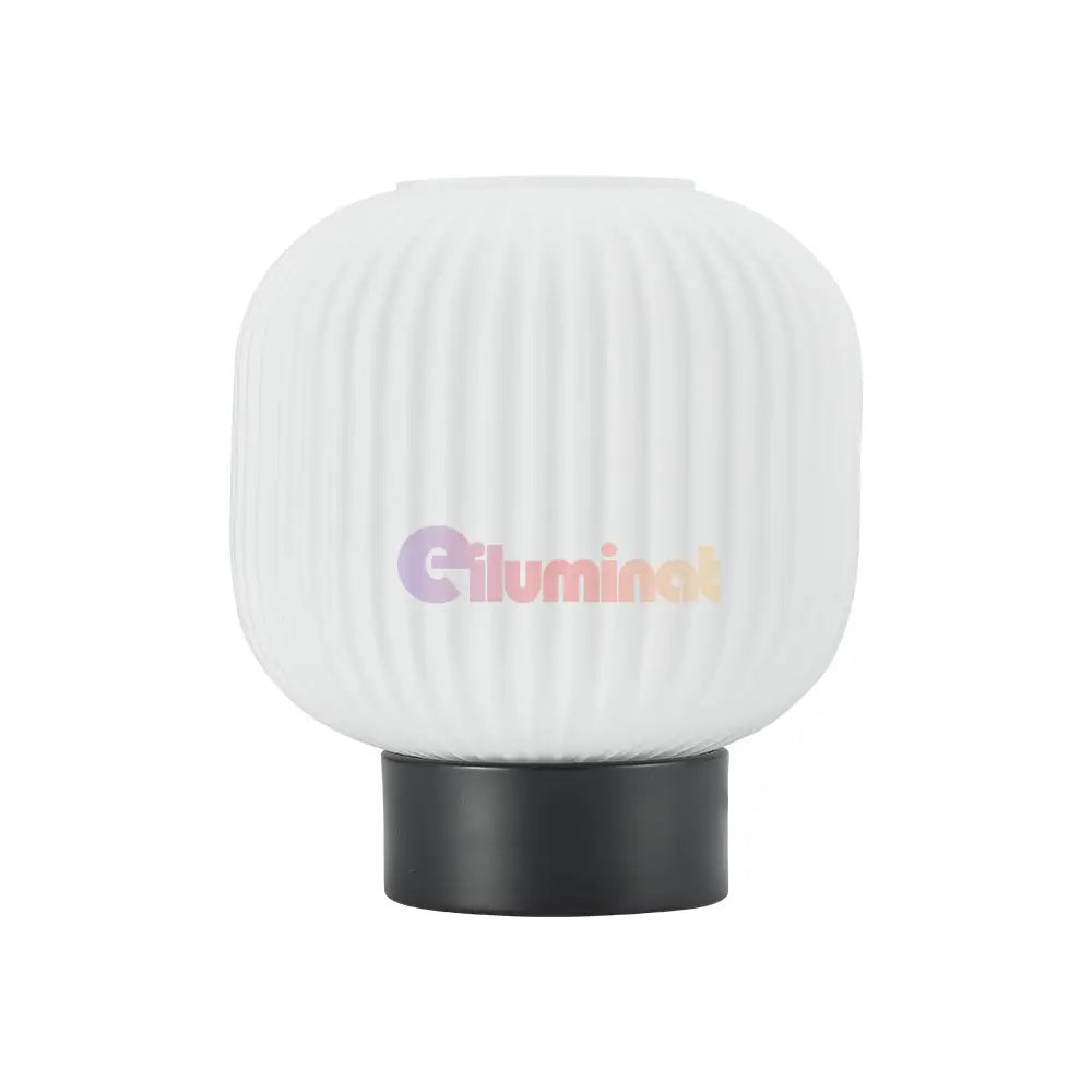 Veioza Abajur Sticla Cu Buton Infesto Glass Table Lamp