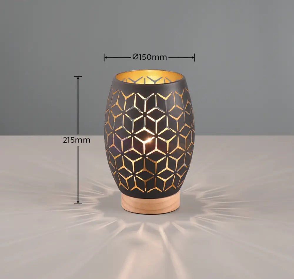 Veioza BIDAR 1xE27 Neagra