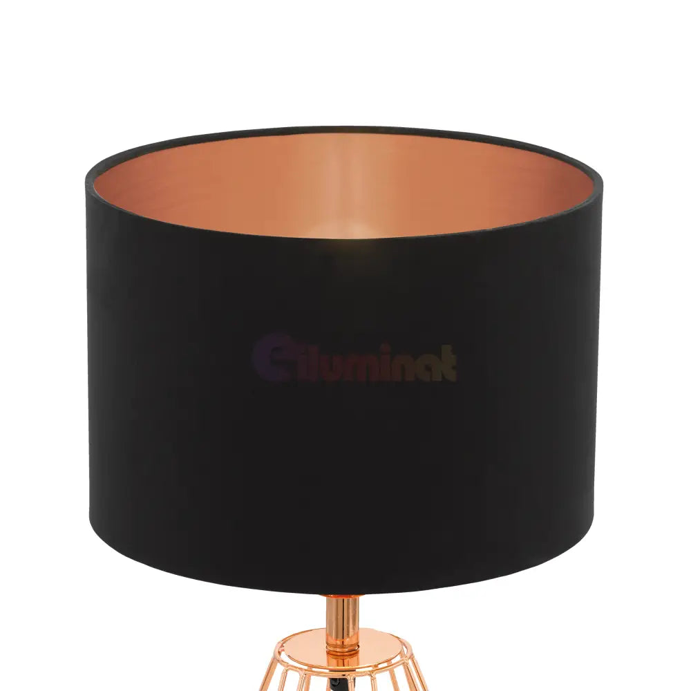 Veioza Decorativa CARLTON 2 Black & Gold 30.5CM VEIOZA DECORATIVA desk lamp