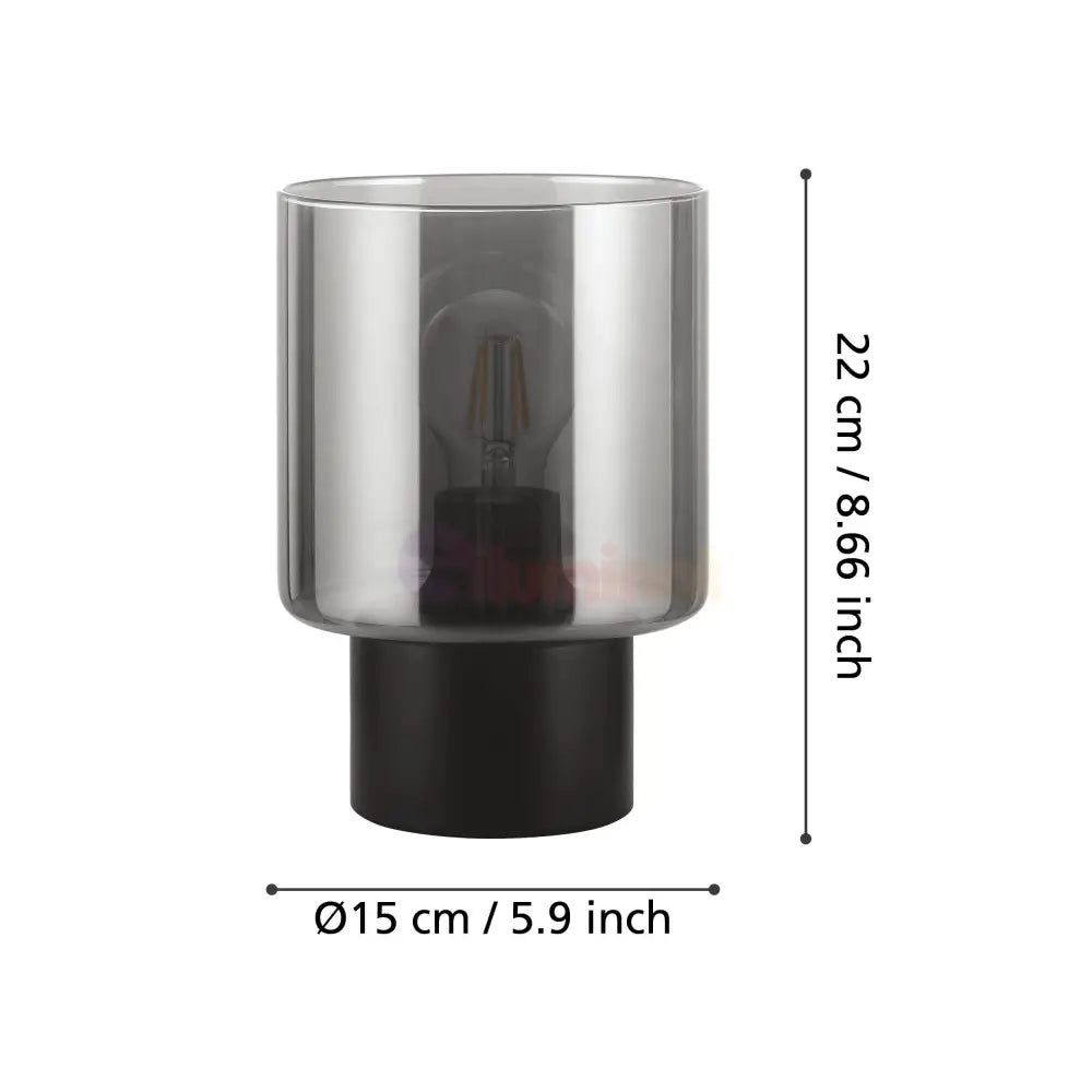 Veioza Decorativa GOROSIBA Black 22CM desk lamp