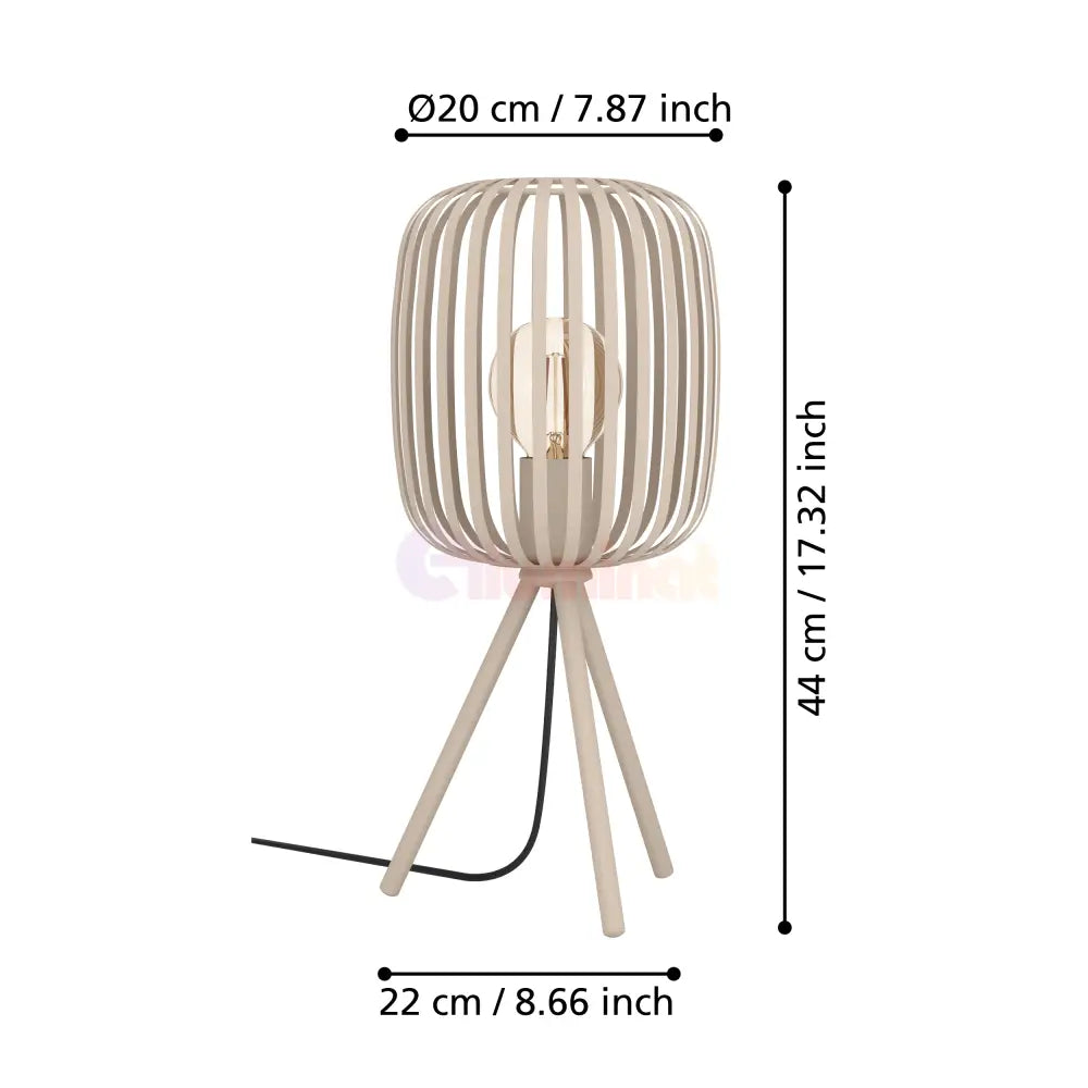 Veioza Decorativa ROMAZZINA Cream Ø20CM desk lamp