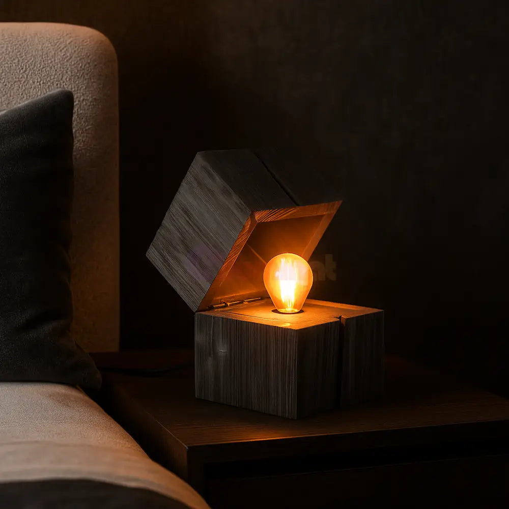 Veioza TREASURE 1x E14 Black