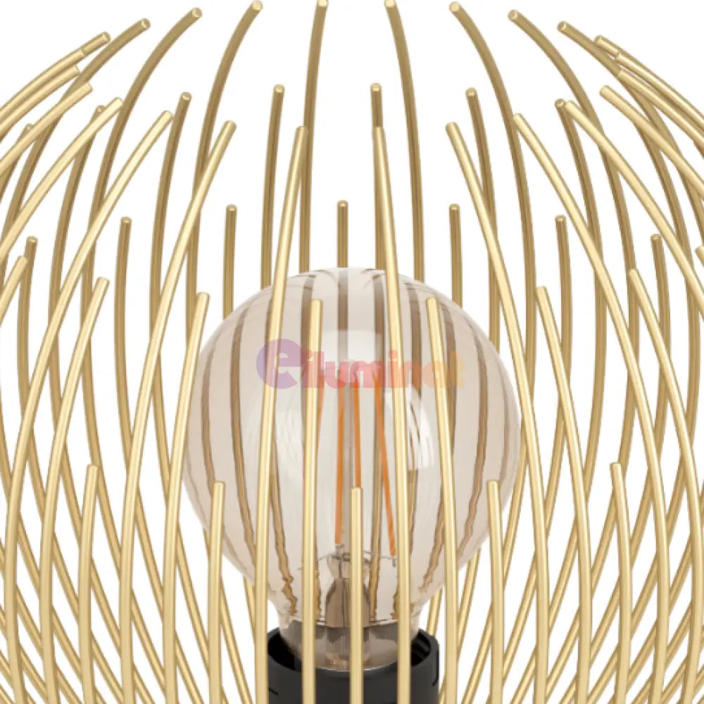Veioza Decorativa VENEZUELA Black & Gold 23CM VEIOZA DECORATIVA desk lamp