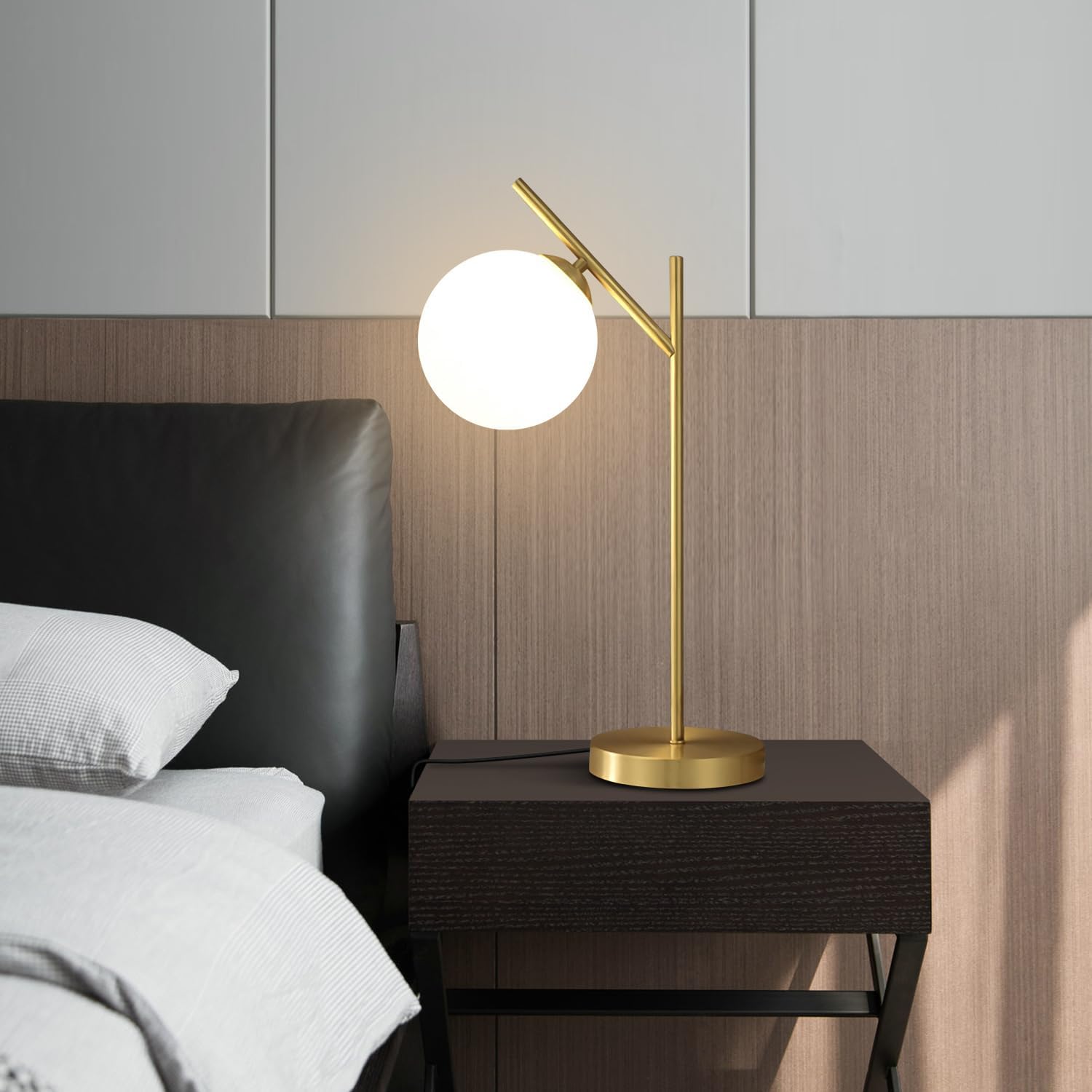 Veioza Abajur Nordic Style Golden Branch Table Lamp