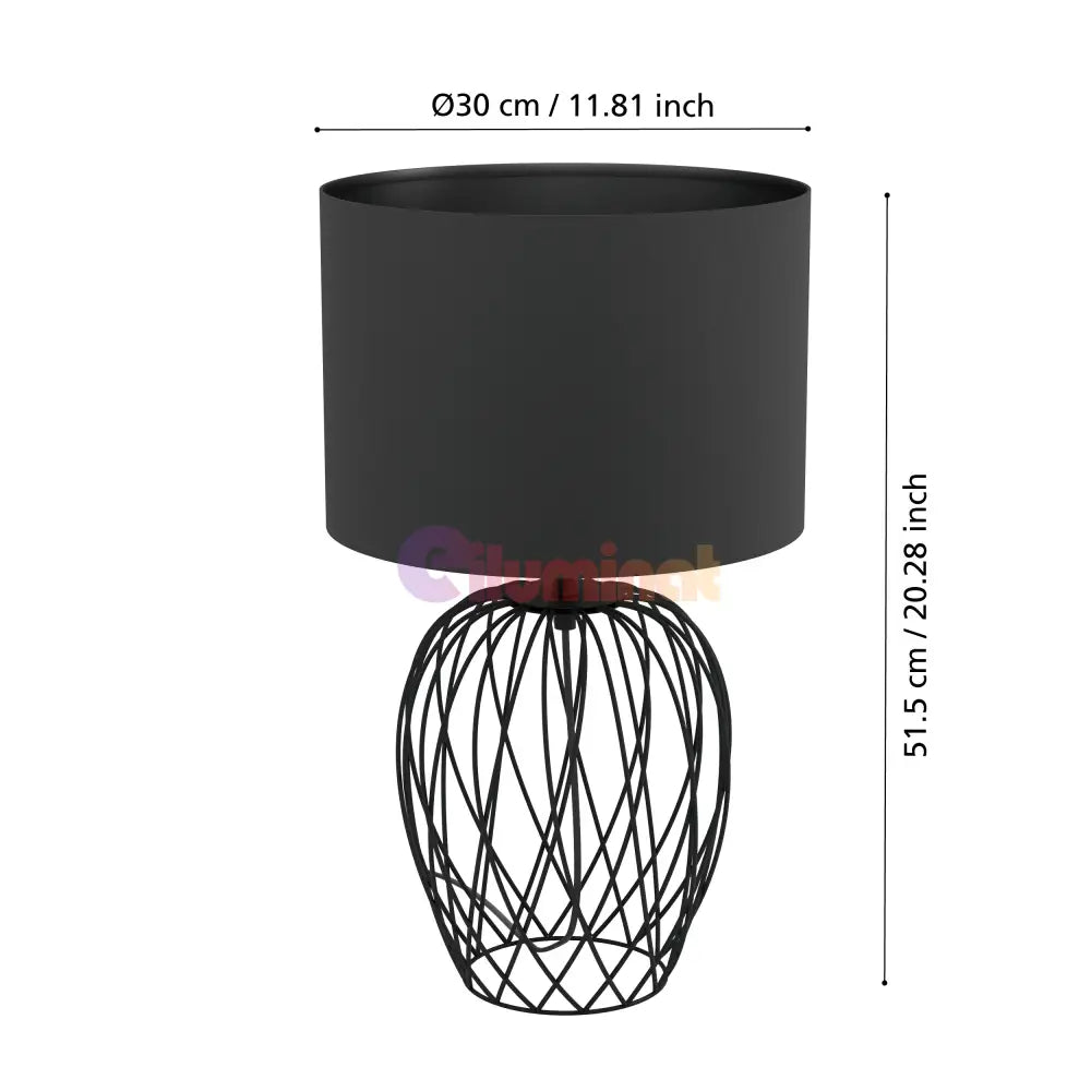 Veioza NIMLET Black 52CM Eglo