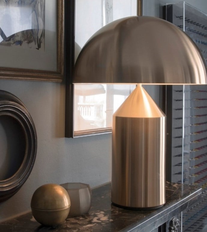 Veioza Luxury Gold Mushroom table lamp