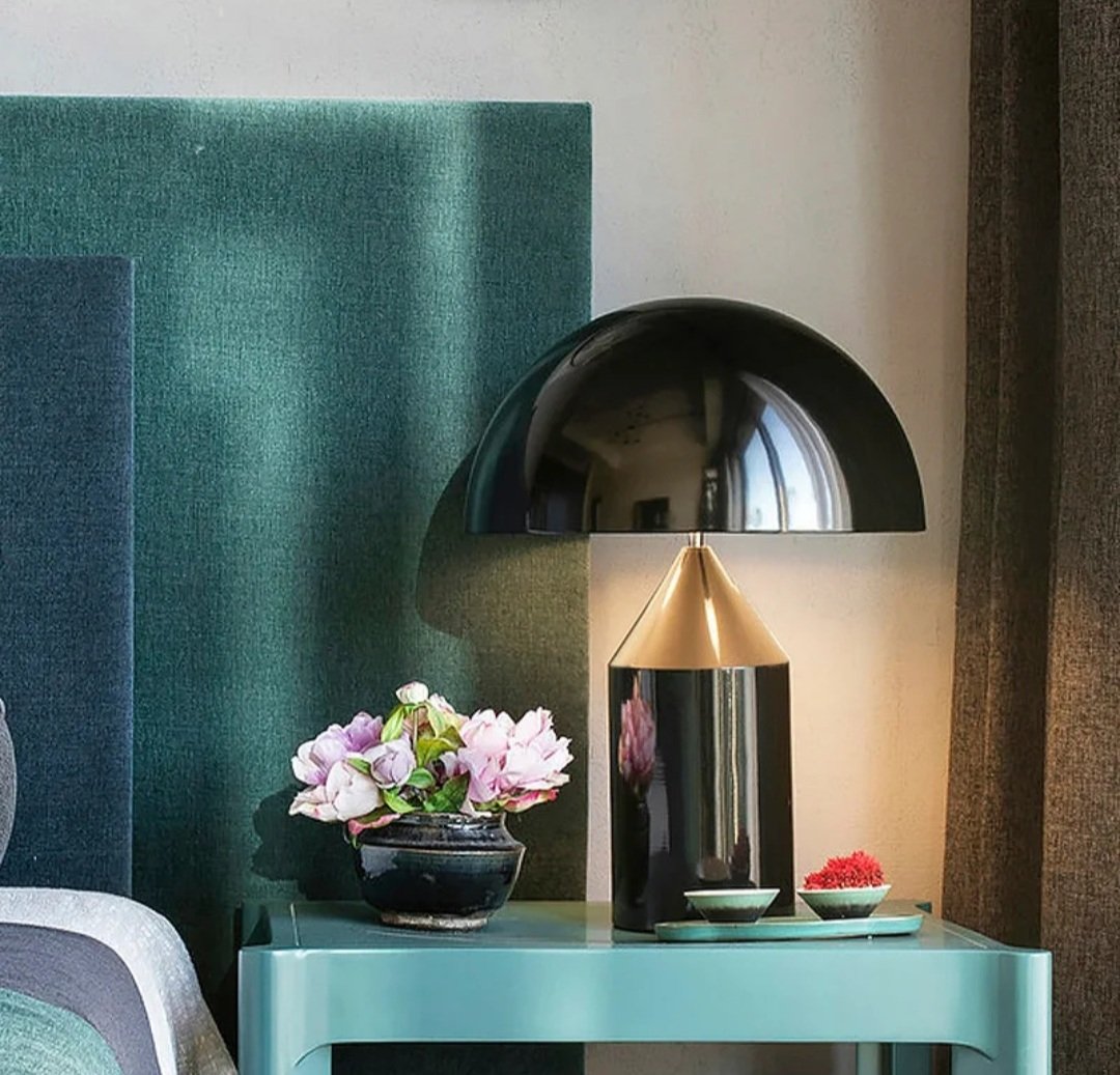 Veioza Luxury Black Mushroom table lamp