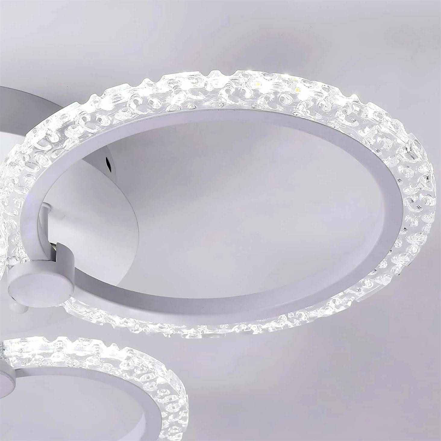 Lustra LED 88W 2+2 CIRCLE Design Bubble Telecomanda