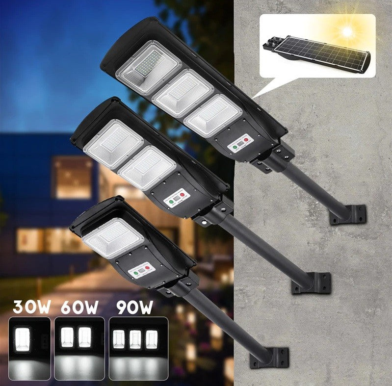 Lampa LED 30W Solara SLIM Senzor Miscare + Telecomanda