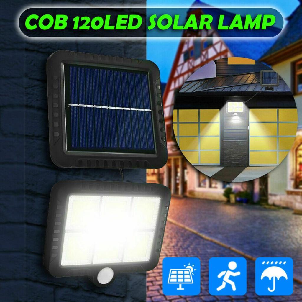 Proiector LED COB cu Panou Solar si Senzor Miscare