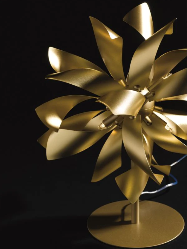 Veioza Decorativa Golden Blossom 50CM